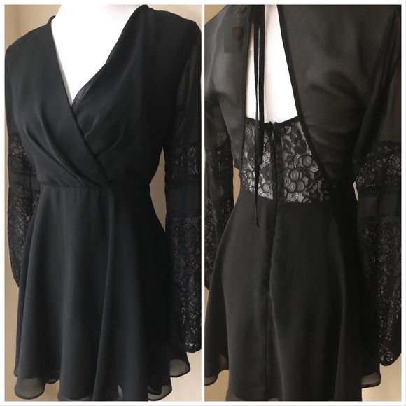 1 left! BUY 1, GET 1 FREE! Black lace dress - Picture 5 of 5